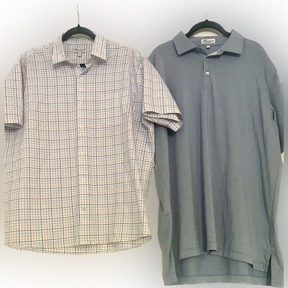 2 Peter Millar shirts - Picture 1 of 4